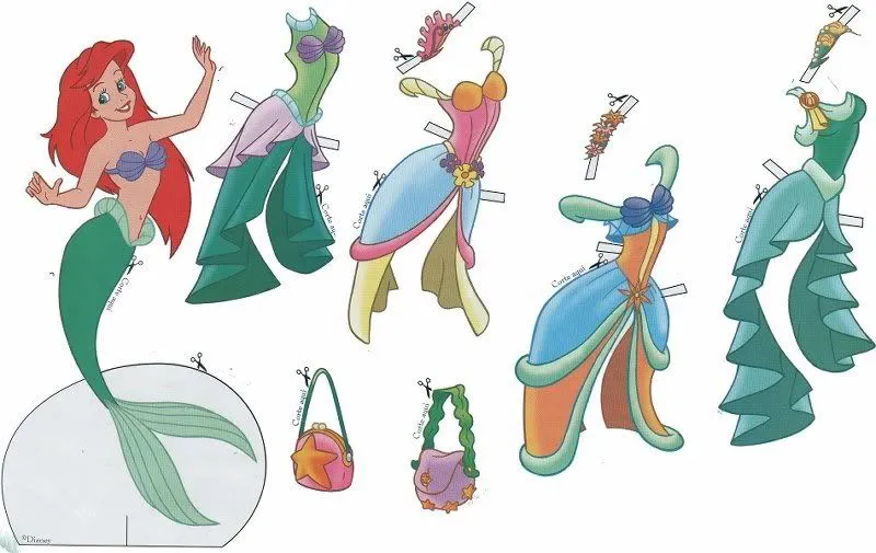 Frozen Disney Bonecas de Papel para Imprimir e vestir - Brinquedos ...
