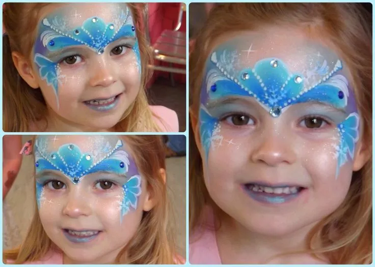 Frozen inspired face paint | Face Painting Princess | Pinterest Frozen inspired face paint | Face Painting Princess | Pinterest