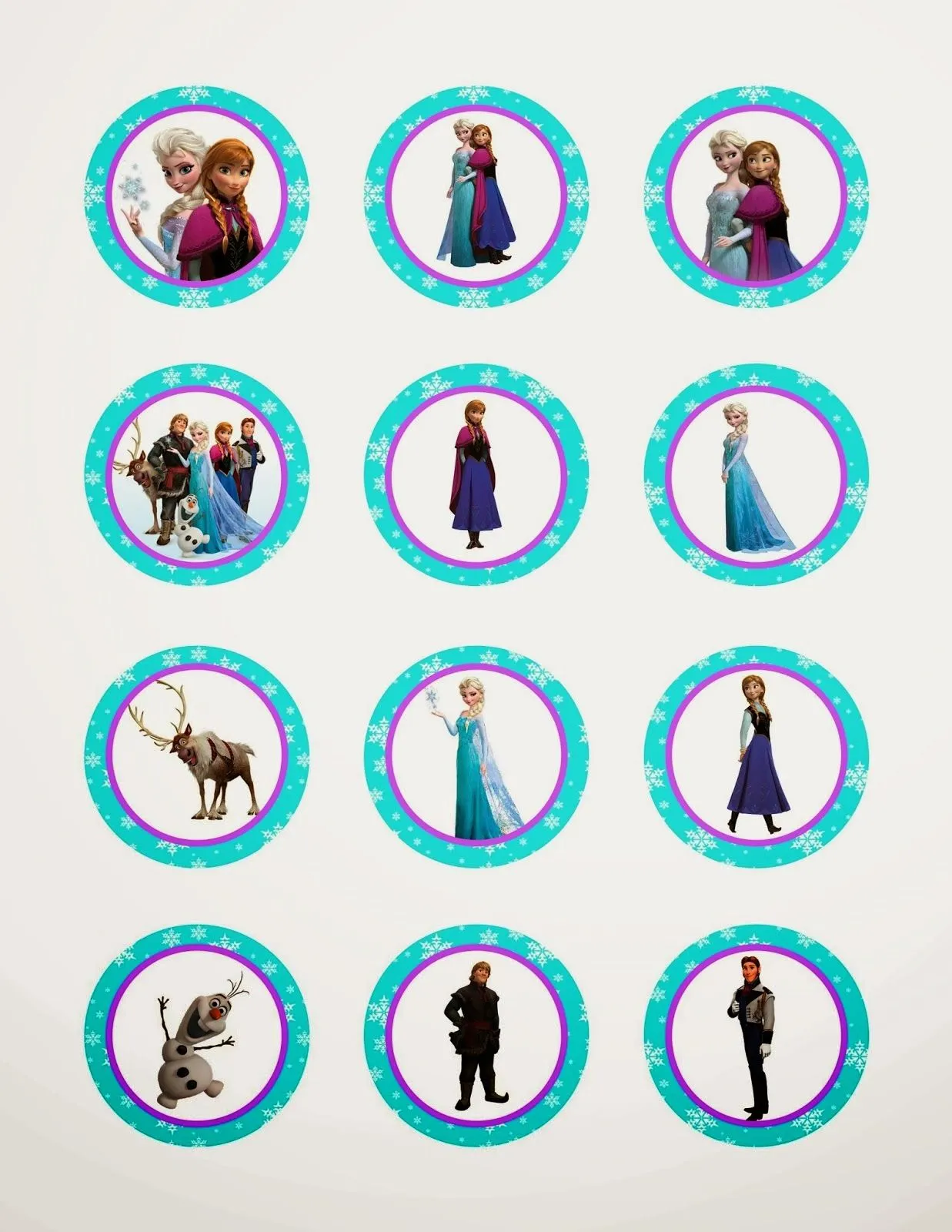 Frozen: Toppers para Imprimir Gratis. | Ideas y material gratis ... Frozen: Toppers para Imprimir Gratis. | Ideas y material gratis ...