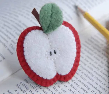 Fruta | Broches de Fieltro | ideas y trucos para Broches de fieltro