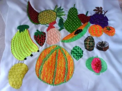 Bordados fantasia servilletas - Imagui
