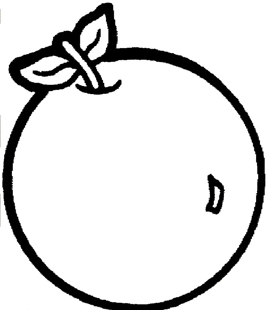 Frutas para colorear