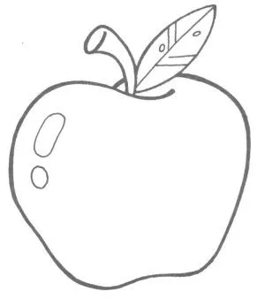 Frutas para colorear