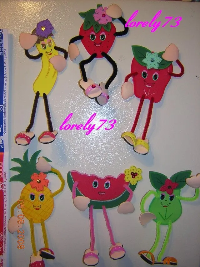 Frutas Hechas De Foami | Graffiti Graffiti