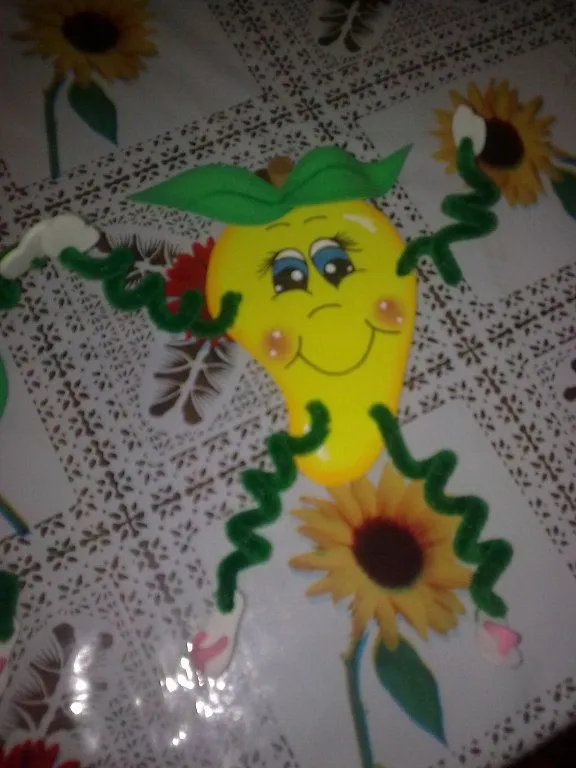 Paso a paso para hacer frutas en foami para la nevera patrones ... Paso a paso para hacer frutas en foami para la nevera patrones ...