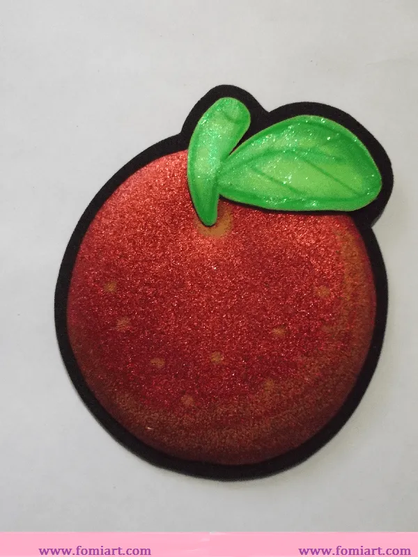 Frutas en fomi: manzana, naranja, piña, plátano, uvas. - Fomiart Frutas en fomi: manzana, naranja, piña, plátano, uvas. - Fomiart