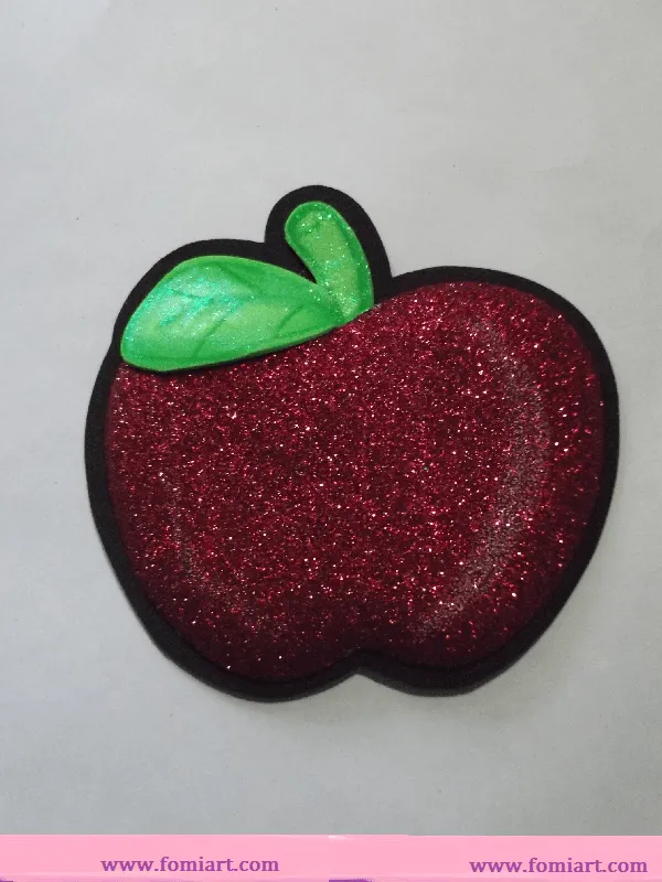 Frutas en fomi: manzana, naranja, piña, plátano, uvas. - Fomiart Frutas en fomi: manzana, naranja, piña, plátano, uvas. - Fomiart