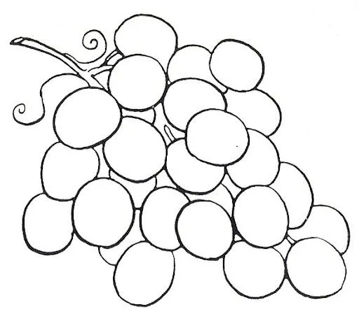 FRUTAS Y FRUTOS SECOS PARA COLOREAR