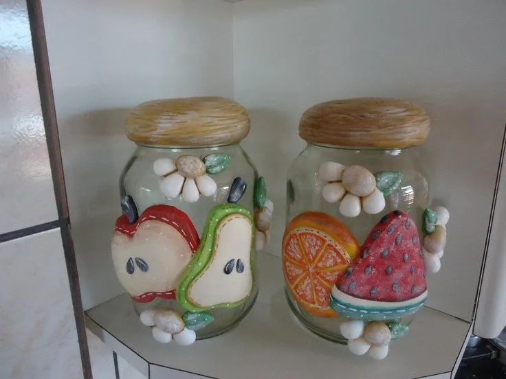 potes de frutas modeladas | II Modelagem - Vidros | Pinterest potes de frutas modeladas | II Modelagem - Vidros | Pinterest