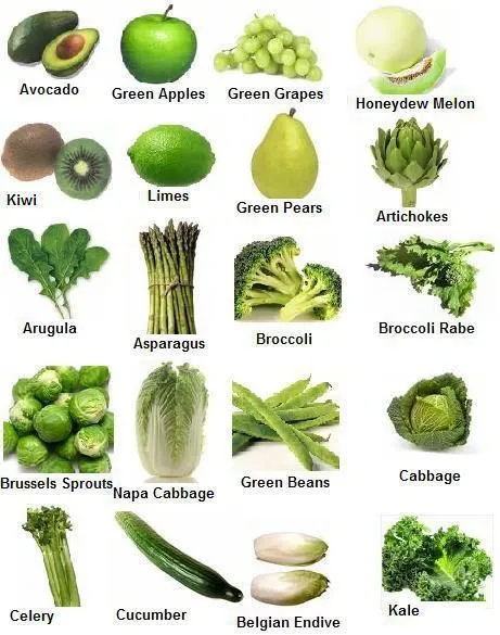 FRUTAS Y VERDURAS DE COLOR VERDE.La vitamina K en los alimentos ... FRUTAS Y VERDURAS DE COLOR VERDE.La vitamina K en los alimentos ...