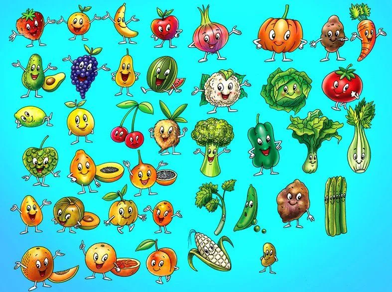 Las Frutas y Las Verduras": Actividad mural. Las Frutas y Las Verduras": Actividad mural.