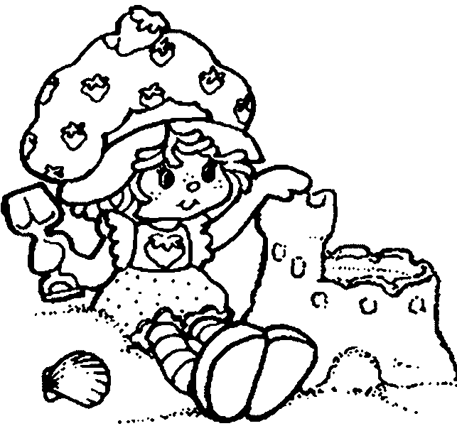 Frutillita bebé para pintar - Imagui