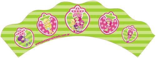 Frutillita - Rosita Fresita | Wrappers para Cupcakes para imprimir ... Frutillita - Rosita Fresita | Wrappers para Cupcakes para imprimir ...