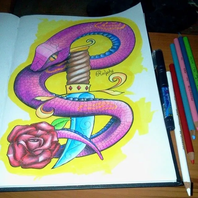 Eso fué lo que salió — No se me ocurria nada para dibujar y de ...