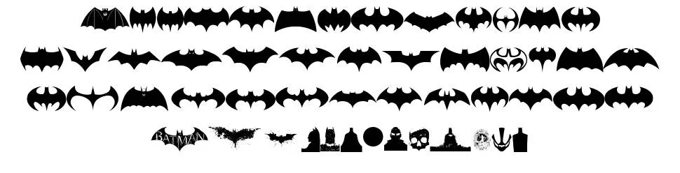 Fuente Batman Evolution Logo
