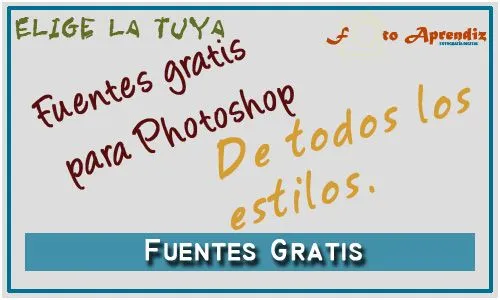 Fuentes gratis para tus firmas | Foto Aprendiz