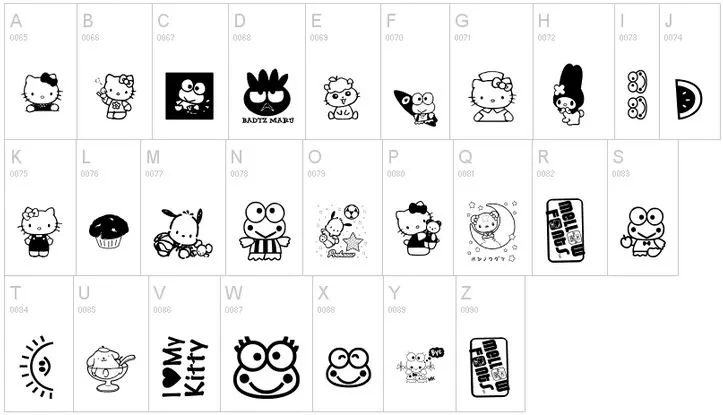 Fuentes de iconos infantiles gratis - recursos WEB &amp; SEO