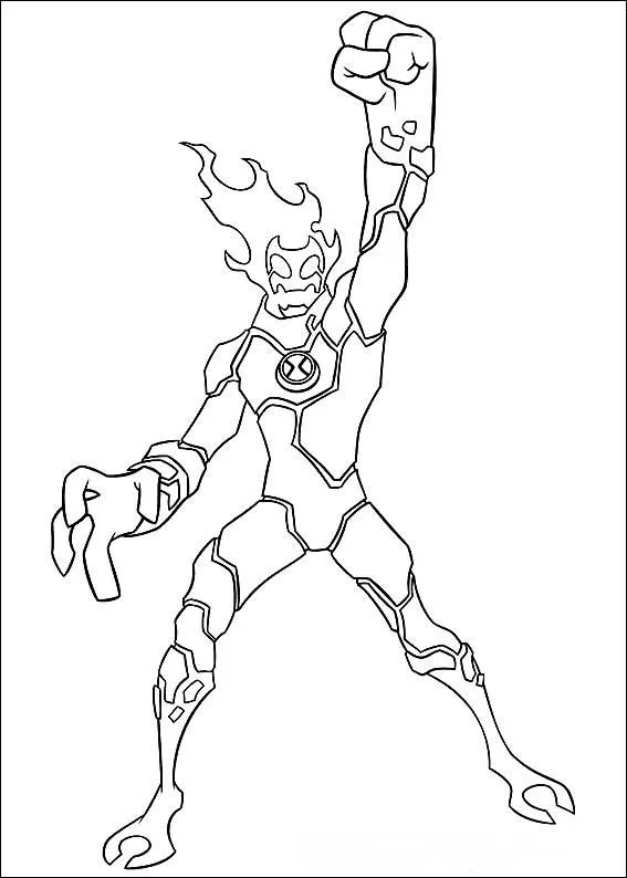 Fuerza alienígena de Ben 10 | Dibujos para colorear e imprimir ...