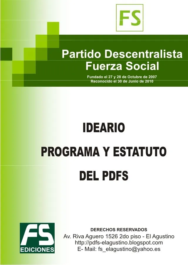 Fuerza Social El Agustino: Files