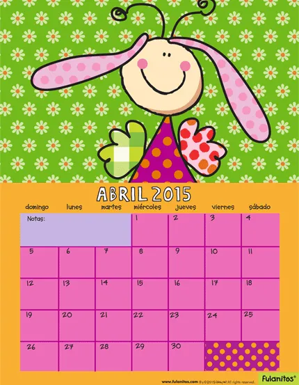 Fulanitos calendario 2015 - Imagui
