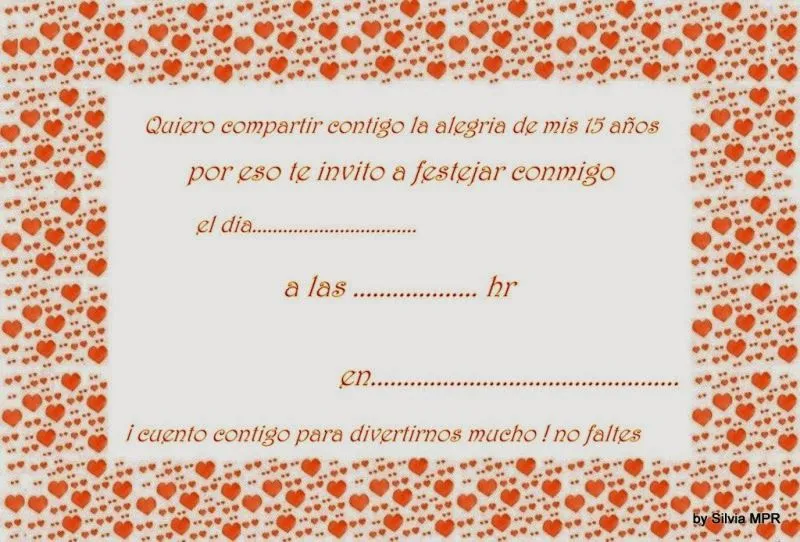 Full Imagenes de Amor Tiernas: Tarjetas de invitacion 15 años