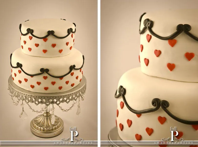 Full P - sweets & parties: Corazones - Torta 15 Años Full P - sweets & parties: Corazones - Torta 15 Años