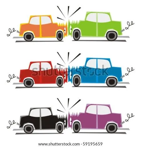 Fully Editable Vector Illustration Of Two Cars Crash - 59195659 ... Fully Editable Vector Illustration Of Two Cars Crash - 59195659 ...