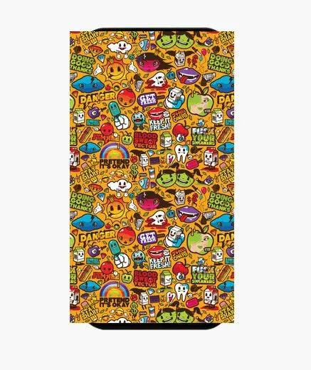Funda iPhone Collage Dibujos - nº 276370 - Fundas iPhone latostadora Funda iPhone Collage Dibujos - nº 276370 - Fundas iPhone latostadora