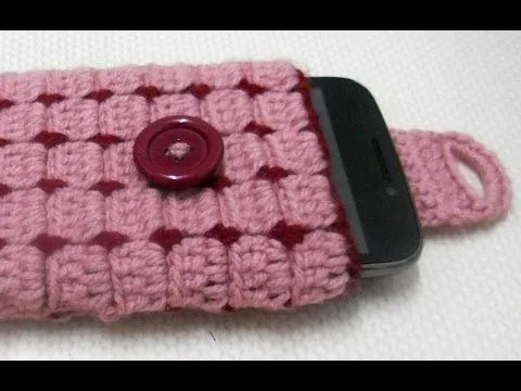 Funda movil Tutorial del punto ganchillo PARTE-1 - YouTube Funda movil Tutorial del punto ganchillo PARTE-1 - YouTube