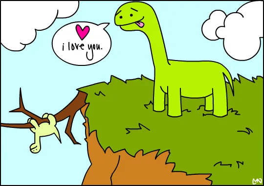 Fundacion Dinosaurios Cyl: ¡Feliz San Valentín!