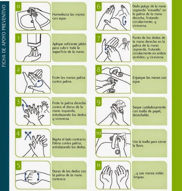 Fundamentos Básicos de Enfermería: Etapa procedimental: lavado de manos