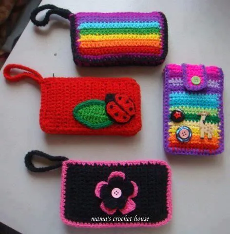 fundas para celular | ✽ Tejidos lady's ✽ | Pinterest