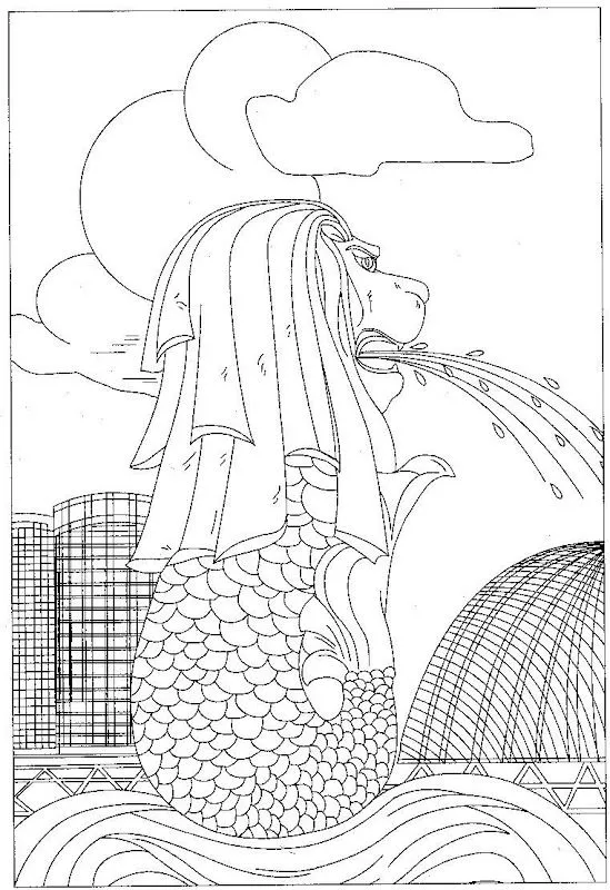 Funte dragón marino para colorear | icolorea
