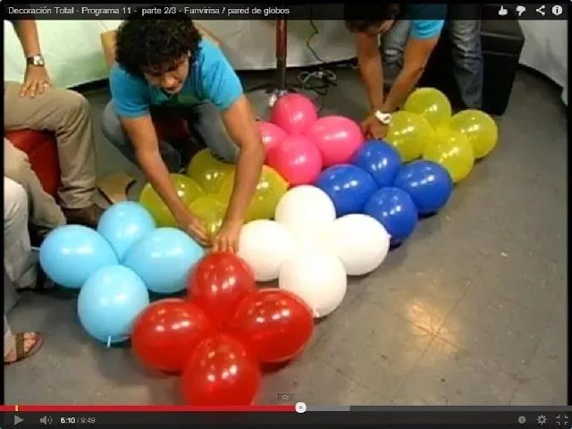 Funvirisa / pared de globos - Programa 11 - parte 2/3 - YouTube Funvirisa / pared de globos - Programa 11 - parte 2/3 - YouTube