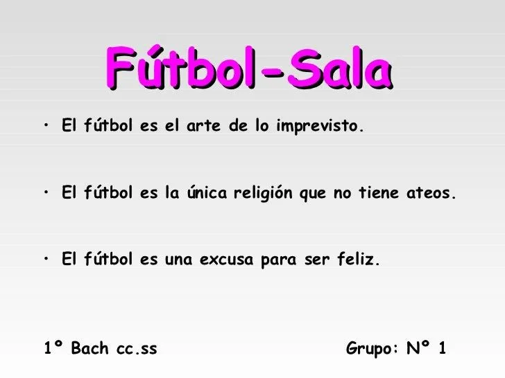 Fútbol Sala