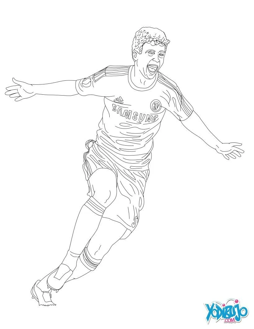 FUTBOLISTAS para colorear - Neymar