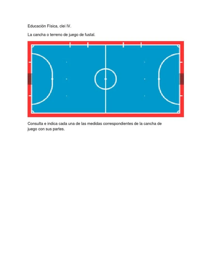 Futsal Medidas | PDF | Asociación de Futbol | Juegos de pelota Futsal Medidas | PDF | Asociación de Futbol | Juegos de pelota