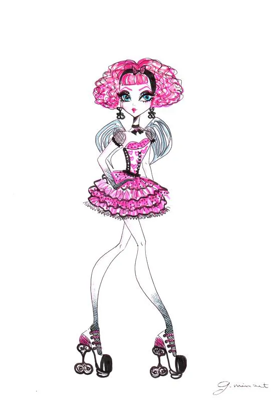 g-nuin art: MONSTER HIGH: Cupid (my version) g-nuin art: MONSTER HIGH: Cupid (my version)