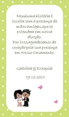 Mensagem de agradecimento aos padrinhos de casamento - Imagui Mensagem de agradecimento aos padrinhos de casamento - Imagui
