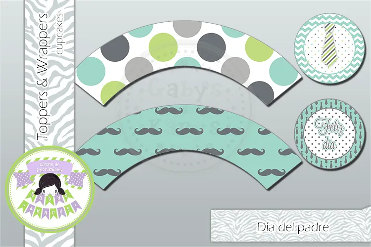 Gabys & Karys Designs: Para el día del padre toppers & wrappers ... Gabys & Karys Designs: Para el día del padre toppers & wrappers ...