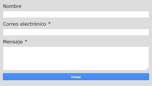 Gadget para contacto Blogger. Cambiar estilo. Instalar en una ...