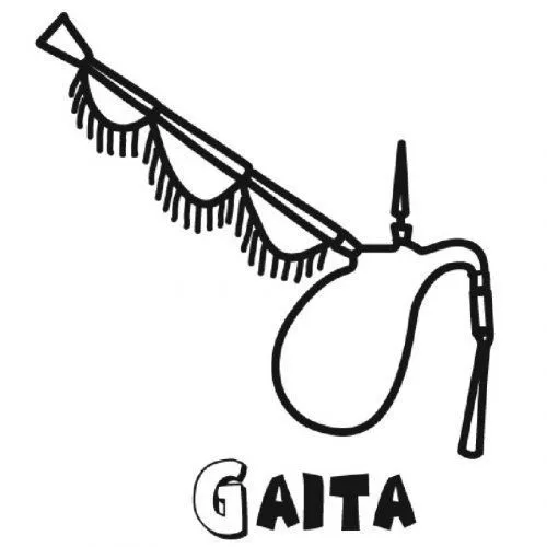 Gaita Para Colorear | Gaitas, Dibujos de instrumentos musicales, Dibujos para colorear Gaita Para Colorear | Gaitas, Dibujos de instrumentos musicales, Dibujos para colorear