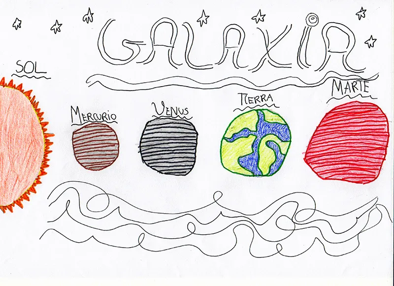 Galaxia para dibujar - Imagui