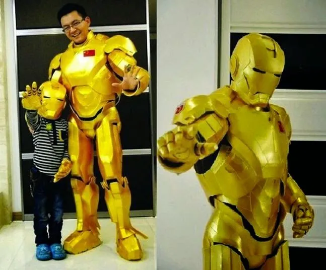Galaxy Fantasy: Un Papá chino fabrica un traje de Iron Man para ... Galaxy Fantasy: Un Papá chino fabrica un traje de Iron Man para ...
