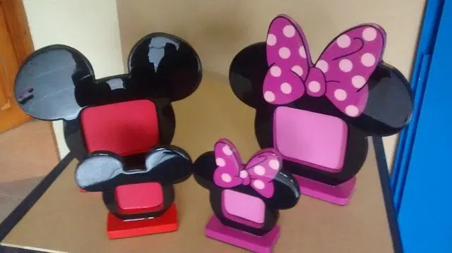 GALERIA ARTE Y DISEÑO & MADEKIDS: PORTARETRATOS MINNIE Y MICKEY MOUSE