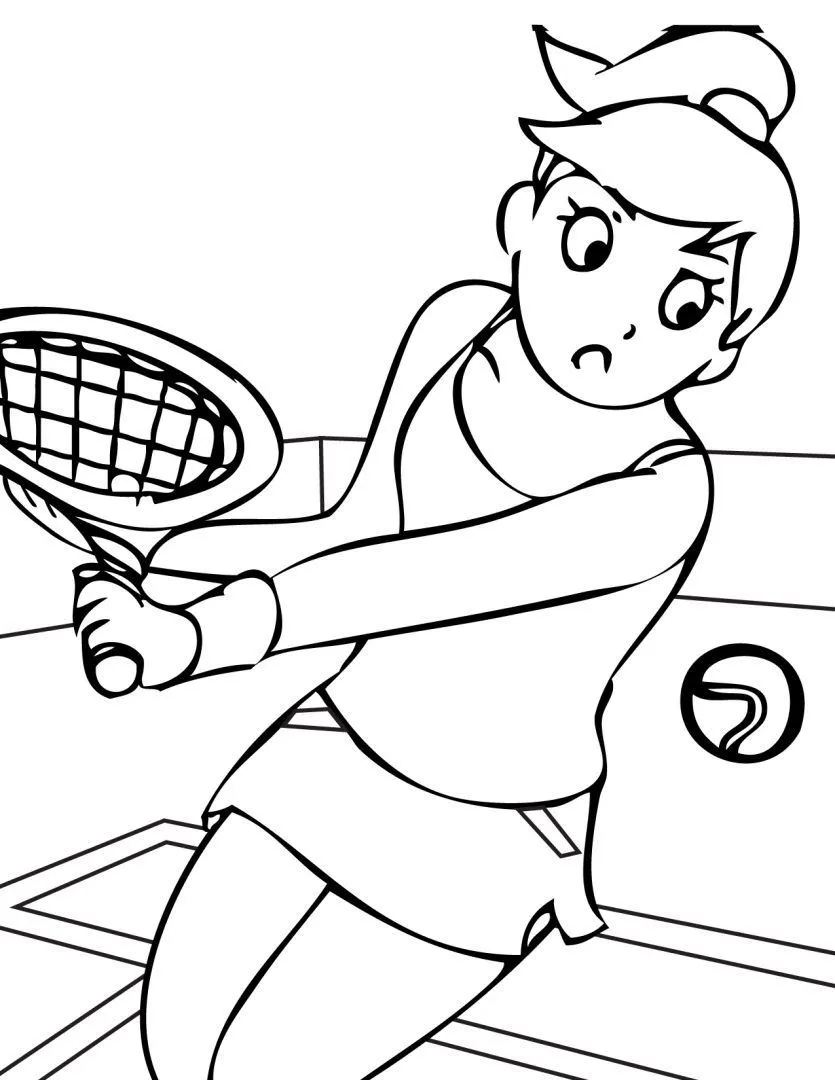 Galería de imágenes: Dibujos de deporte para colorear Galería de imágenes: Dibujos de deporte para colorear
