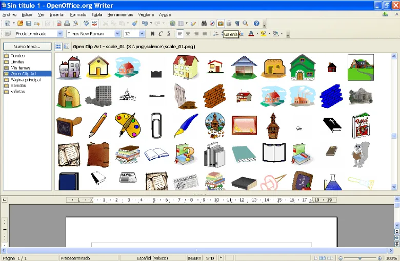 Instalando la Galería de Imágenes en OpenOffice. Instalando la Galería de Imágenes en OpenOffice.