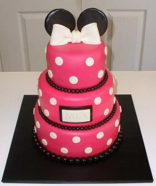 Galería de pasteles de Minnie Mouse. | Ideas y material gratis ...