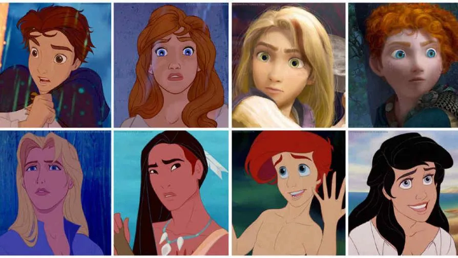 Galería: Así serían los príncipes de Disney si fueran princesas | VOS Galería: Así serían los príncipes de Disney si fueran princesas | VOS