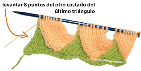 Galería de puntos 7: punto entrelac - Tejiendo Perú... Galería de puntos 7: punto entrelac - Tejiendo Perú...